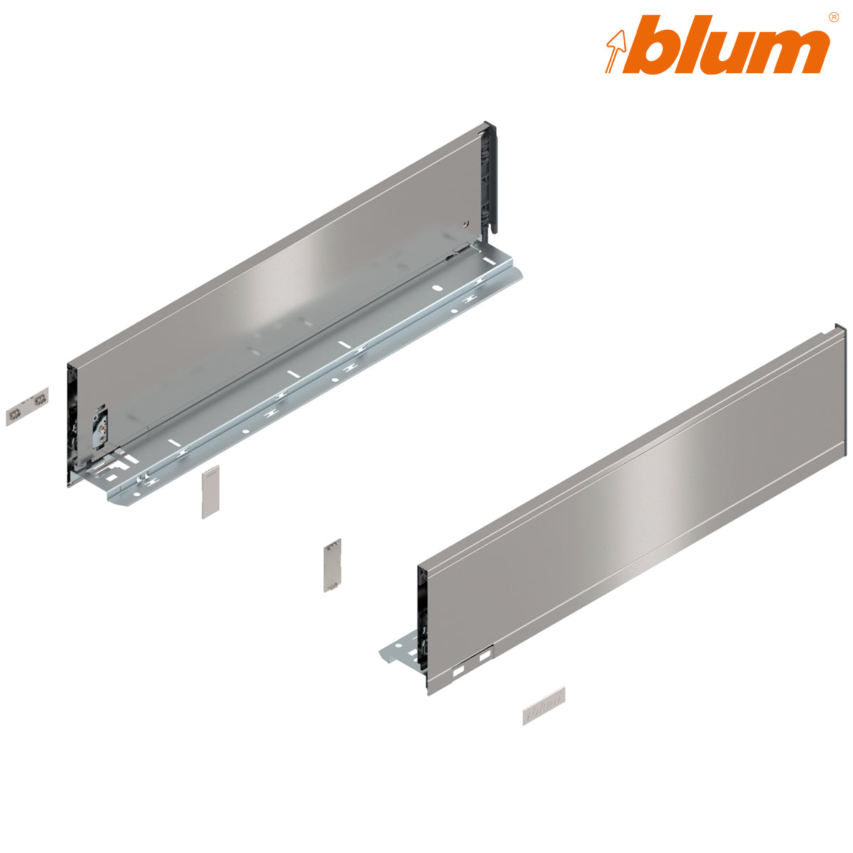 BLUM LEGRABOX PURE DRAWER K SIDE 129x500 STST PR