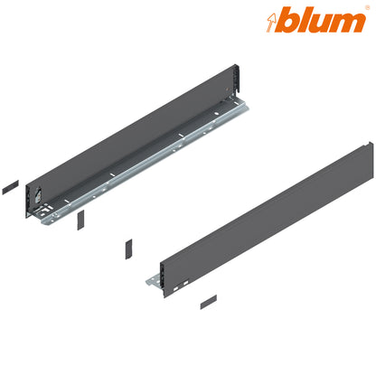 Blum Legrabox Pure Drawer Side M 91x650mm | Orion Grey Matt | Pair