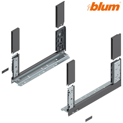 Blum Legrabox Free Drawer Side C 177x400mm | Orion Grey Matt | Pair