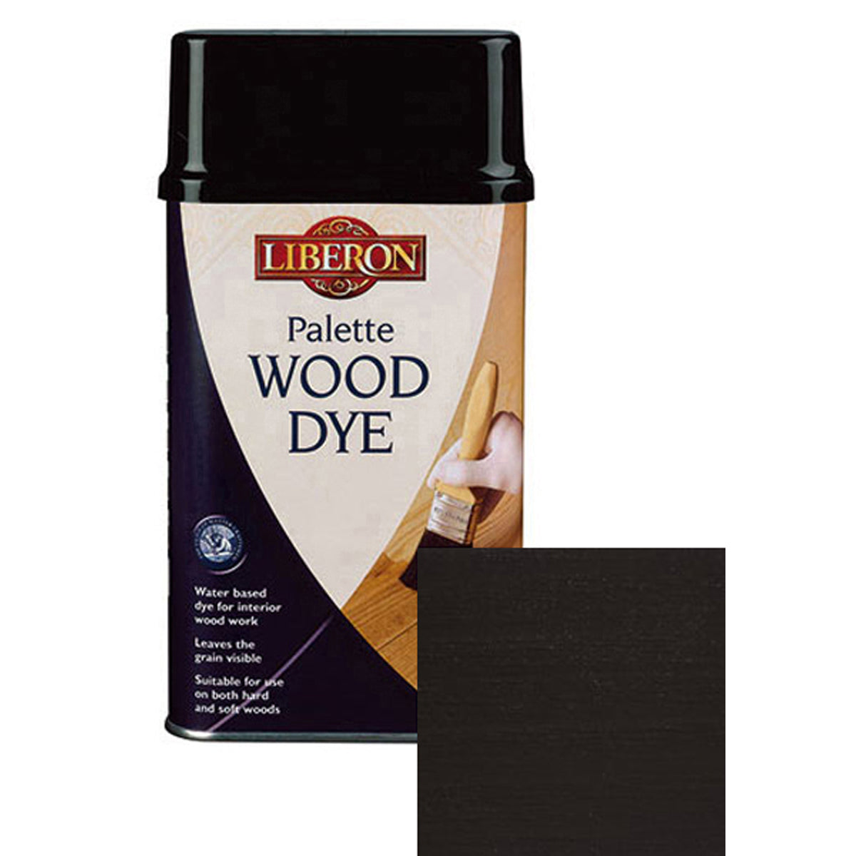 LIBERON PALETTE WOOD DYE 500ml EBON