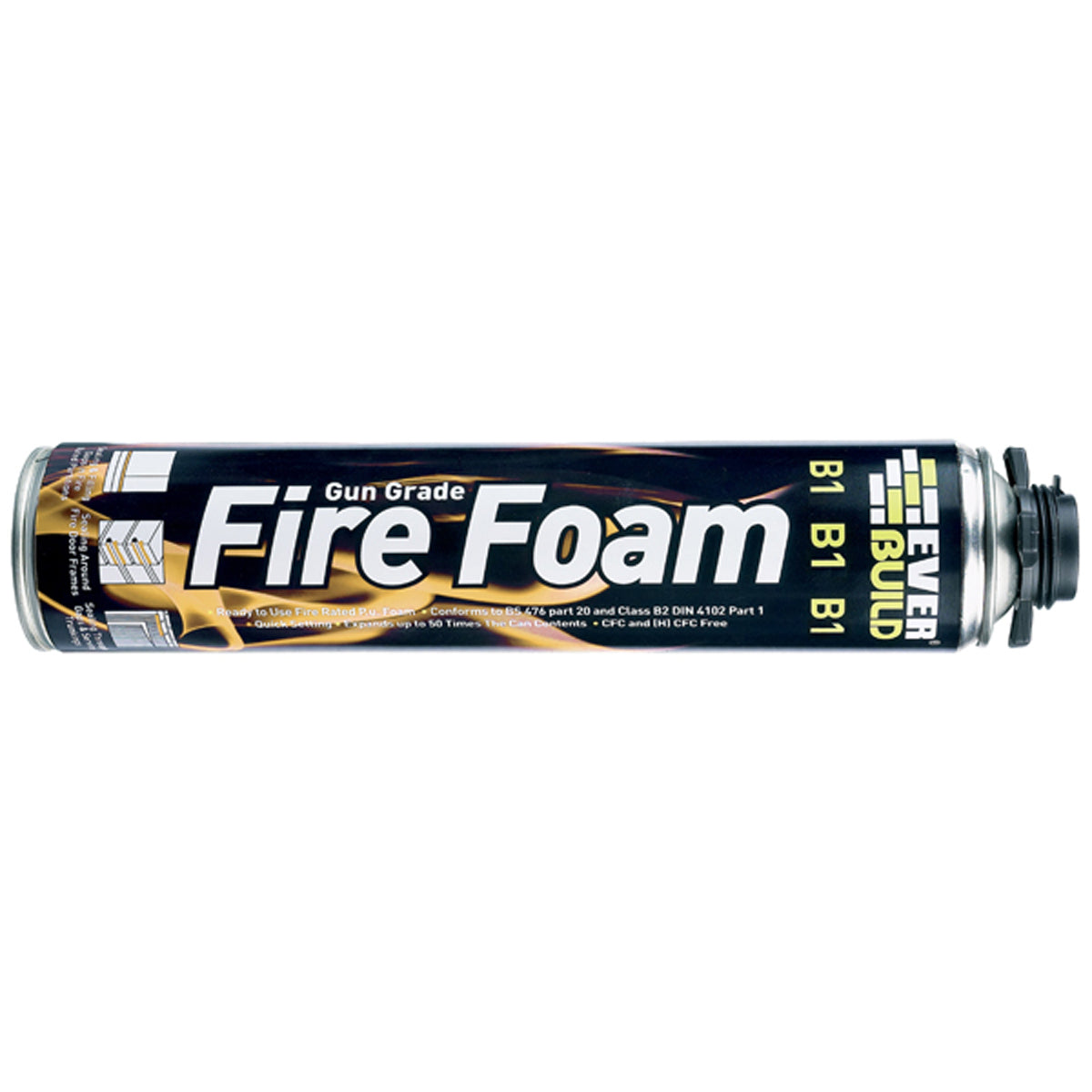 Everbuild Fire Rated Expanding Foam 750ml Gun Grade B1