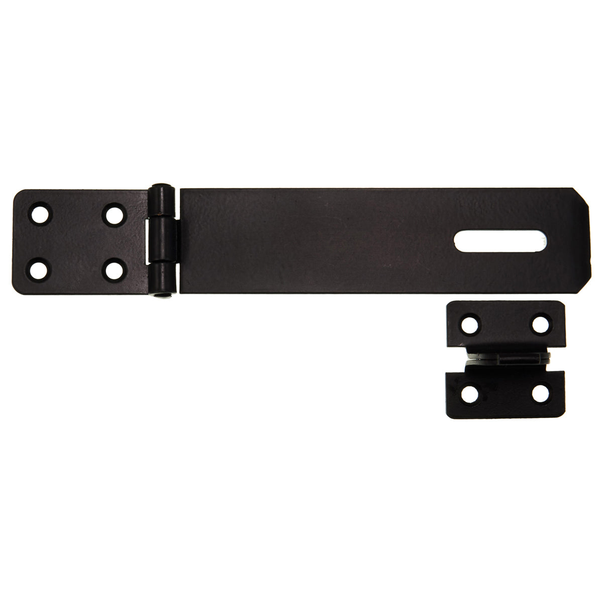 ECLIPSE GATE HASP+STAPLE 152 BLK by FRISCO UK SALES LTD