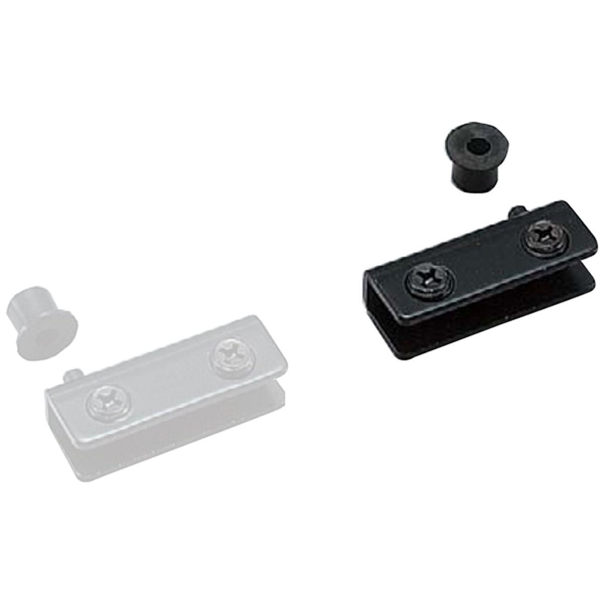 GPH41HR-G GLASS DOOR HINGE PIVOT INSET 4KG 9 40x15x11 RH BLK by SUGATSUNE KOGYO LTD