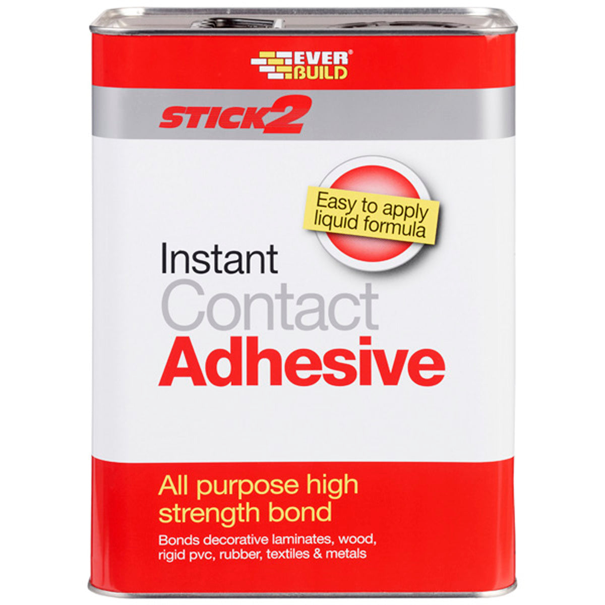 Everbuild Stick2 Thixotropic Contact Adhesive 5L