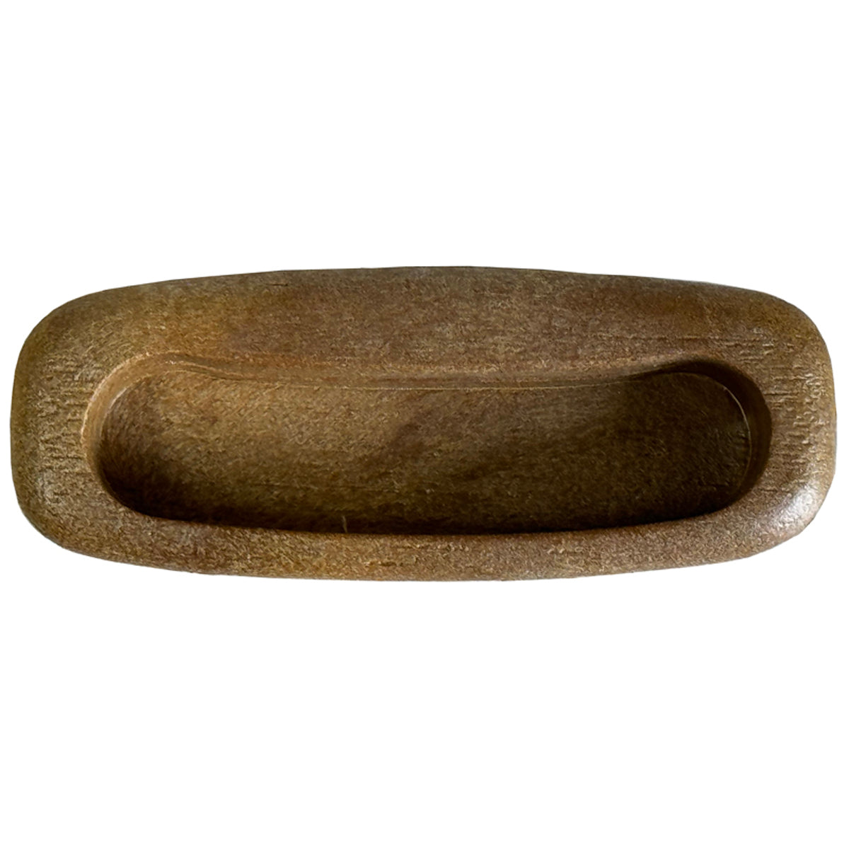 PLASTIC INSET OVAL 83x31x15  TEAK