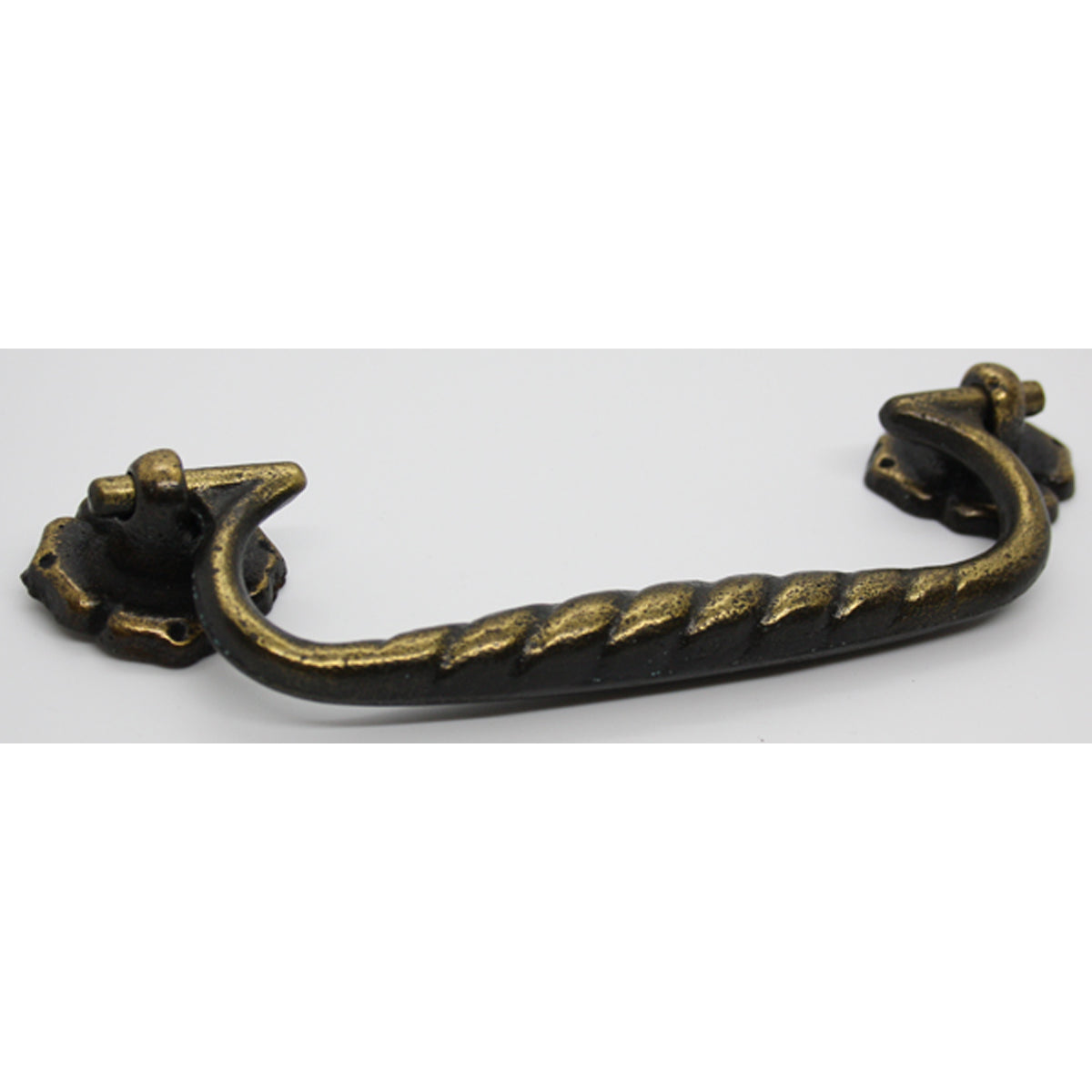 HALKYN IRON DROP HANDLE 128 IR/BRS