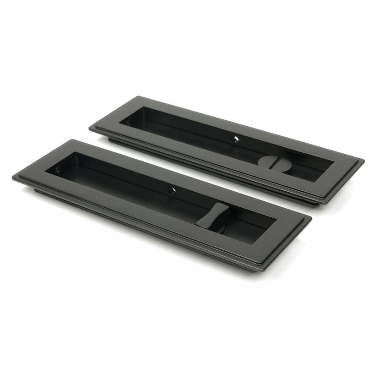 RECTANGULAR PULL PRIVACY ART DECO 175x60x13 AGBZ - 50120 by MARCHES (ANVIL) ARCHITECTURAL HARDWARE