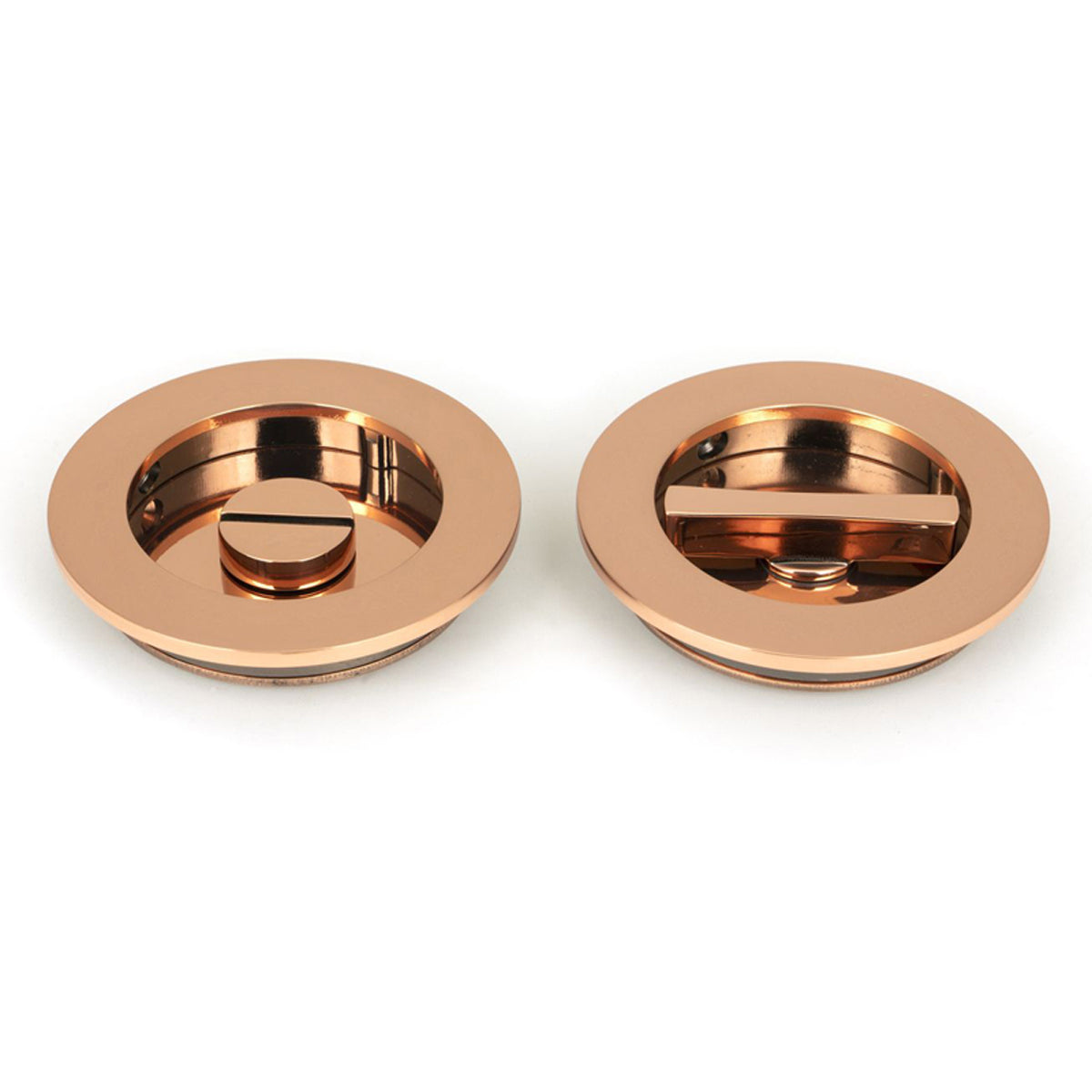 ROUND PULL PRIVACY PLAIN 75x13 PBZ - 50149 by MARCHES (ANVIL) ARCHITECTURAL HARDWARE