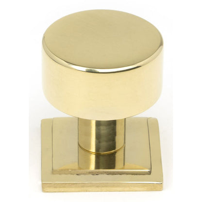 KELSO CABINET KNOB SQUARE 25x25 PBR - 50294 by MARCHES (ANVIL) ARCHITECTURAL HARDWARE