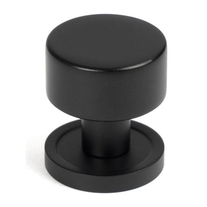 KELSO CABINET KNOB PLAIN 25x25 MBK - 50337 by MARCHES (ANVIL) ARCHITECTURAL HARDWARE