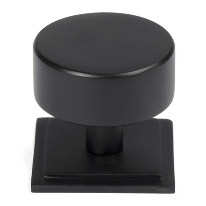 KELSO CABINET KNOB SQUARE 38x32 MBK - 50345 by MARCHES (ANVIL) ARCHITECTURAL HARDWARE