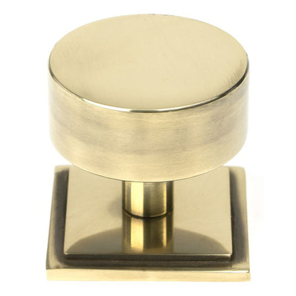 KELSO CABINET KNOB SQUARE 38x32 AGBR - 50375 by MARCHES (ANVIL) ARCHITECTURAL HARDWARE
