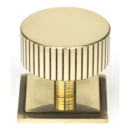 JUDD CABINET KNOB SQUARE 38x32 AGBR - 50385 by MARCHES (ANVIL) ARCHITECTURAL HARDWARE