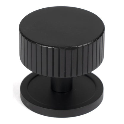 JUDD CABINET KNOB PLAIN 38x32 MBK - 50430 by MARCHES (ANVIL) ARCHITECTURAL HARDWARE