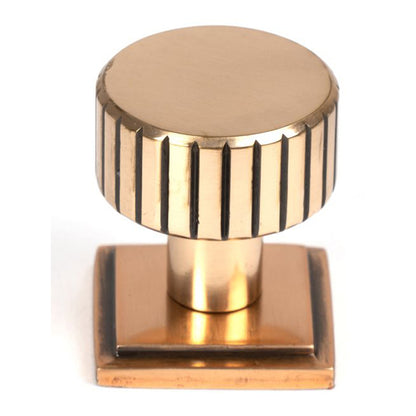 JUDD CABINET KNOB SQUARE 25x25 PBZ - 50474 by MARCHES (ANVIL) ARCHITECTURAL HARDWARE