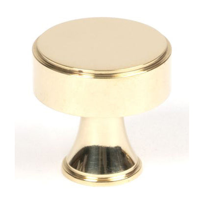 SCULLY CABINET KNOB 25x25 PBR - 50484 by MARCHES (ANVIL) ARCHITECTURAL HARDWARE