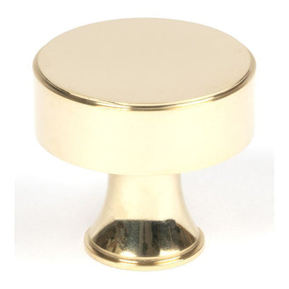 SCULLY CABINET KNOB 38x35 PBR - 50486 by MARCHES (ANVIL) ARCHITECTURAL HARDWARE