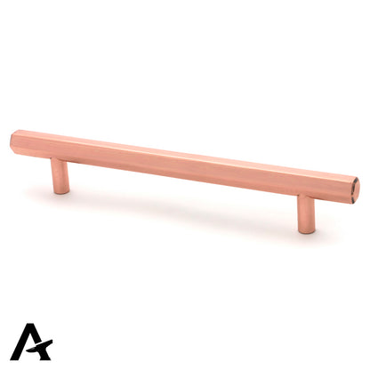 KAHLO PULL HANDLE 160HC 10x220x35 PBZ - 51879 by MARCHES (ANVIL) ARCHITECTURAL HARDWARE