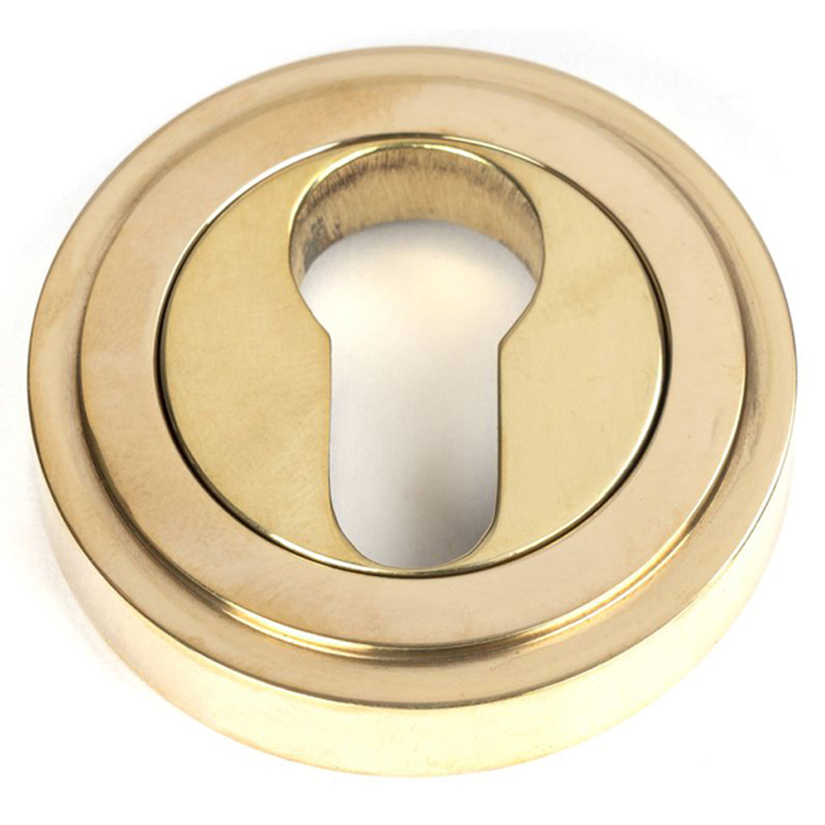 ESCUTCHEON ROUND EURO CNC ART DECO 53x8 PBR