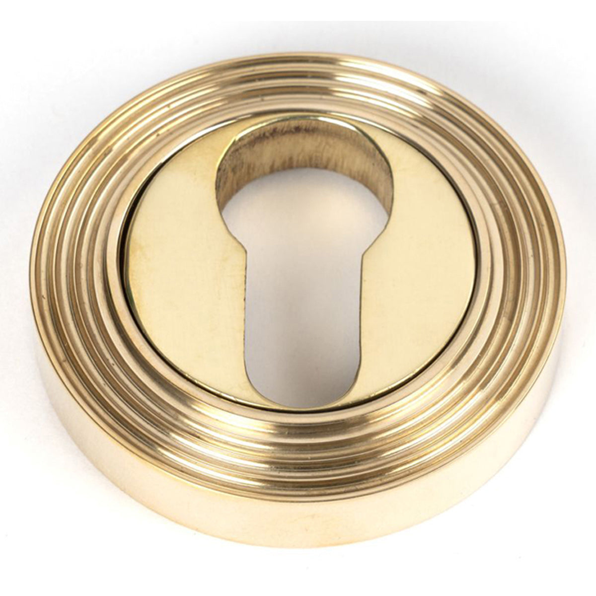 ESCUTCHEON ROUND EURO CNC BEEHIVE 53x8 PBR