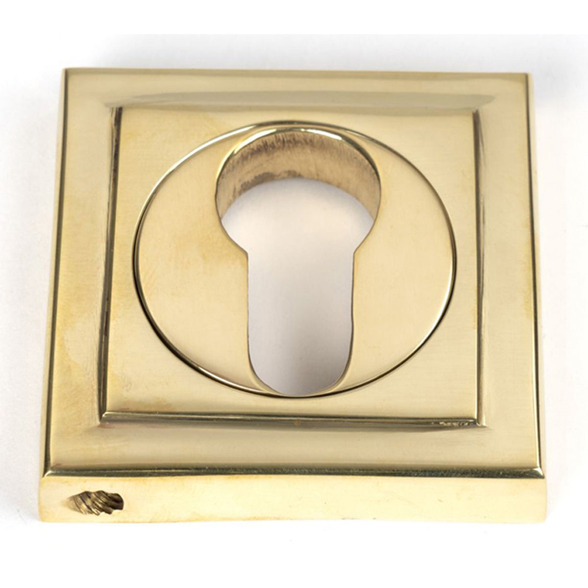 ESCUTCHEON ROUND EURO CNC SQUARE 53x53x8 PBR