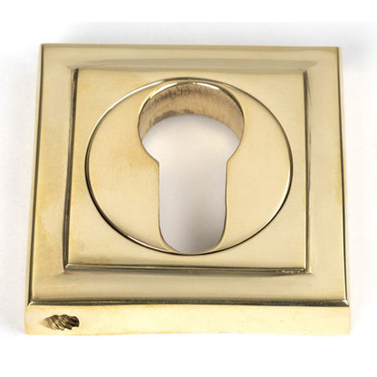 ESCUTCHEON ROUND EURO CNC SQUARE 53x53x8 PBR - 50595 by MARCHES (ANVIL) ARCHITECTURAL HARDWARE
