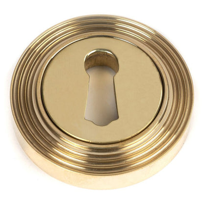 ESCUTCHEON ROUND CNC BEEHIVE 53x8 PBR - 50748 by MARCHES (ANVIL) ARCHITECTURAL HARDWARE