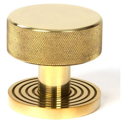 BROMPTON MORTICE/RIM KNOB BEEHIVE 63x54x22 PBR - 50837 by MARCHES (ANVIL) ARCHITECTURAL HARDWARE