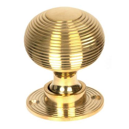 HEAVY BEEHIVE MORTICE/RIM KNOB 50x64x51 PBR - 50840 by MARCHES (ANVIL) ARCHITECTURAL HARDWARE