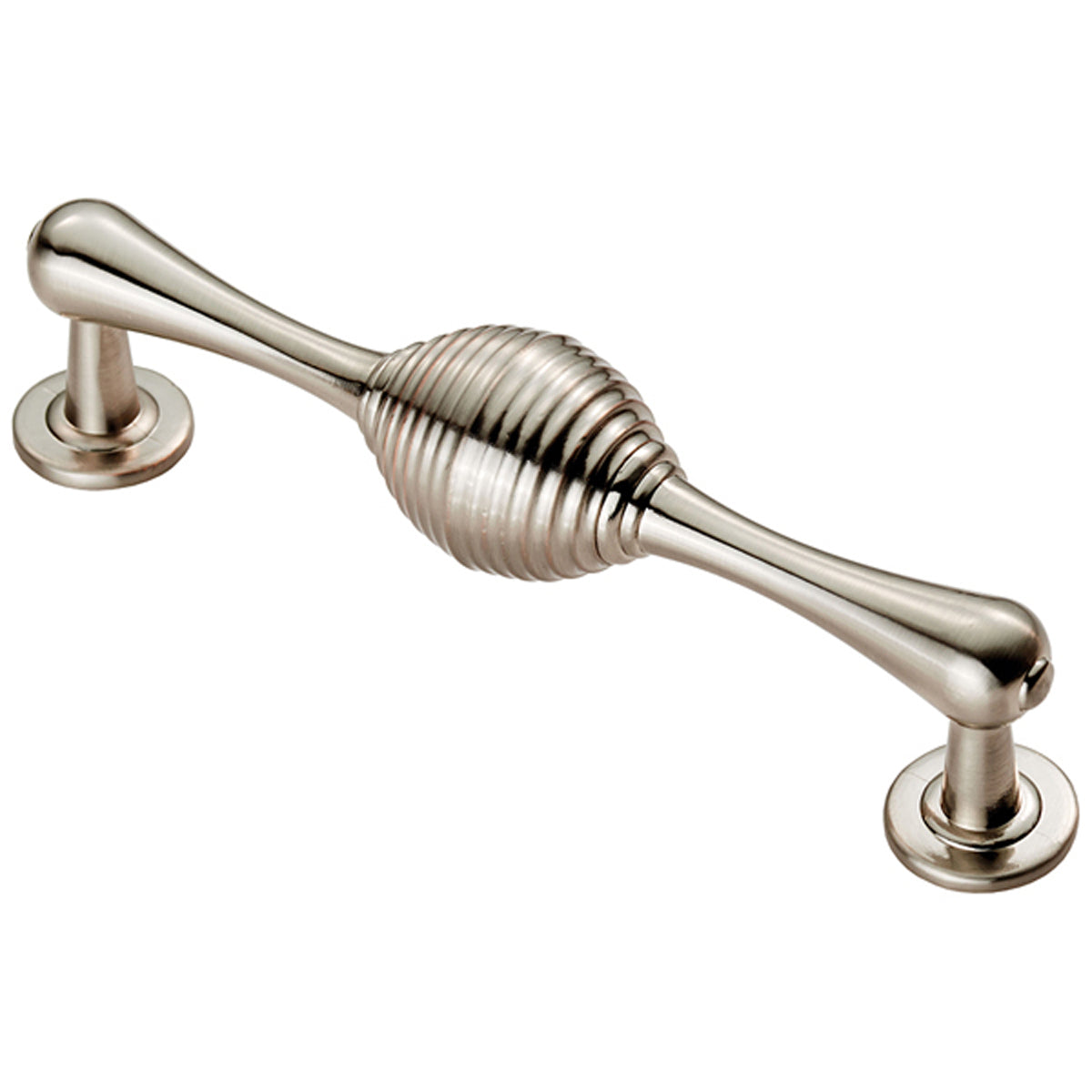 REEDED PULL HANDLE 128HC 150x40 SNP FTD605RSN by CARLISLE BRASS