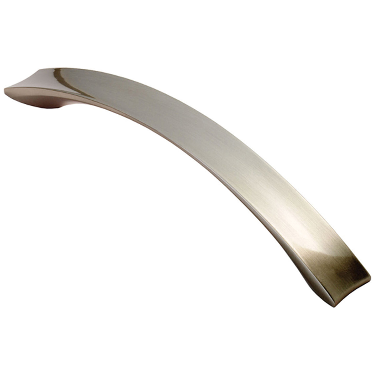 DISCONTINUED CONCAVE BOW HANDLE 162HC 198x29 PCP FTD2040BCP by CARLISLE BRASS