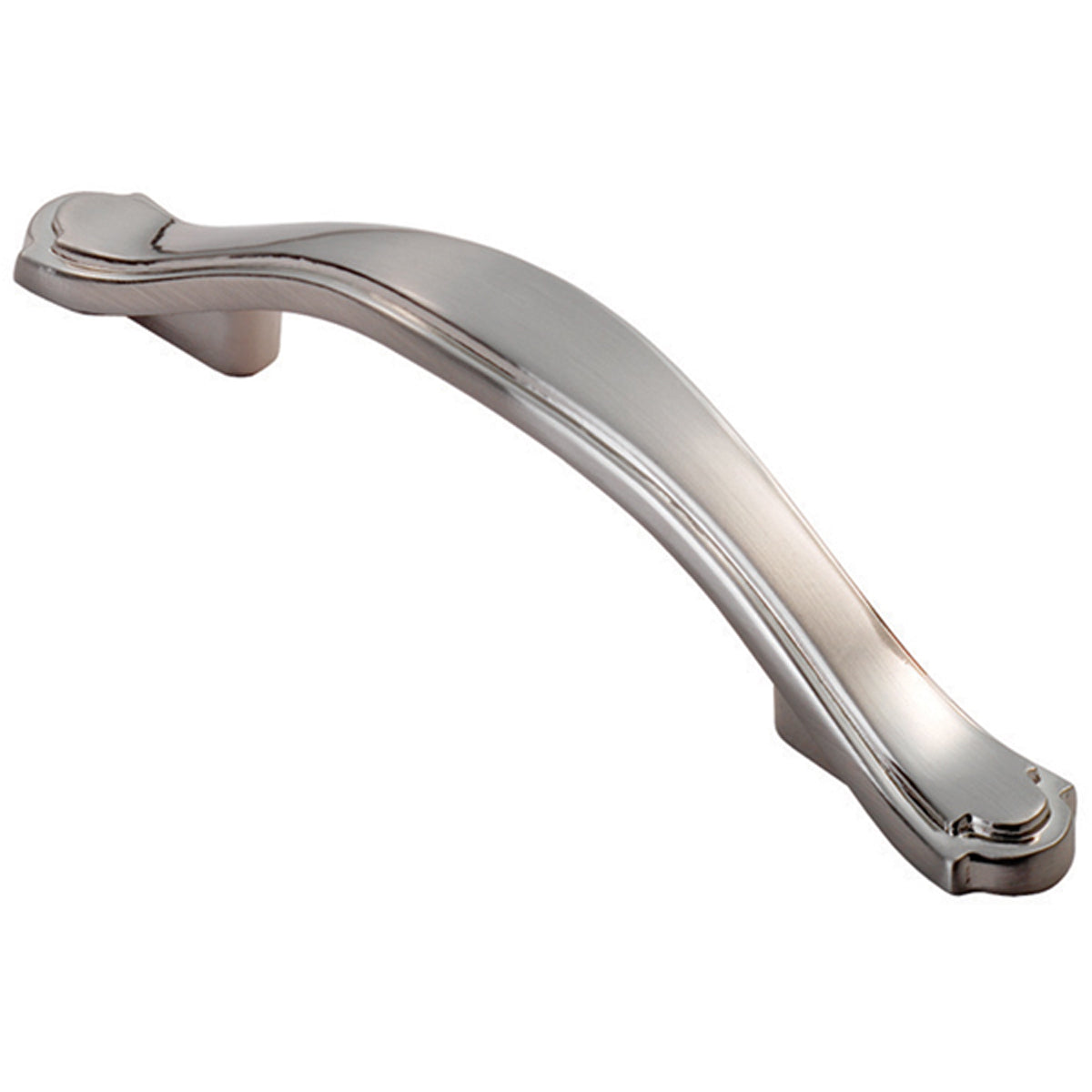 STEP EDGE BOW HNDLE 76HC 130x25 SNP FTD505SN by CARLISLE BRASS