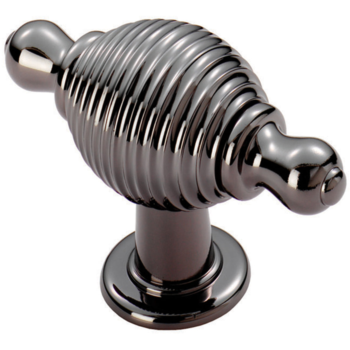 REEDED KNOB+FINIAL 26x73x50 BKN