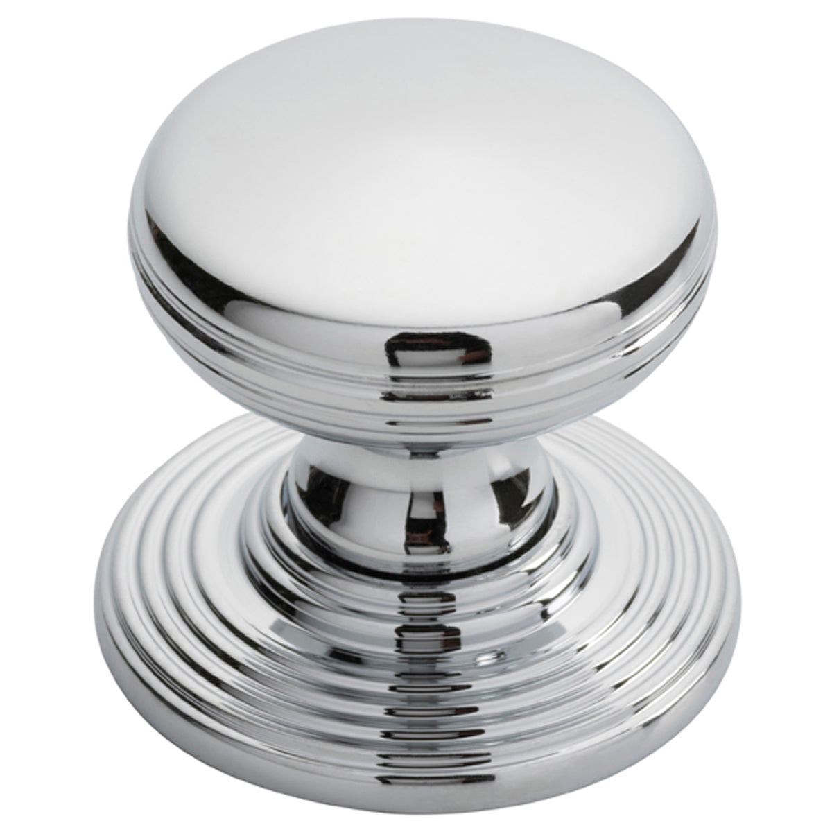 DELAMAIN RINGED KNOB D28x28xD28 PCP DK49BCP by CARLISLE BRASS