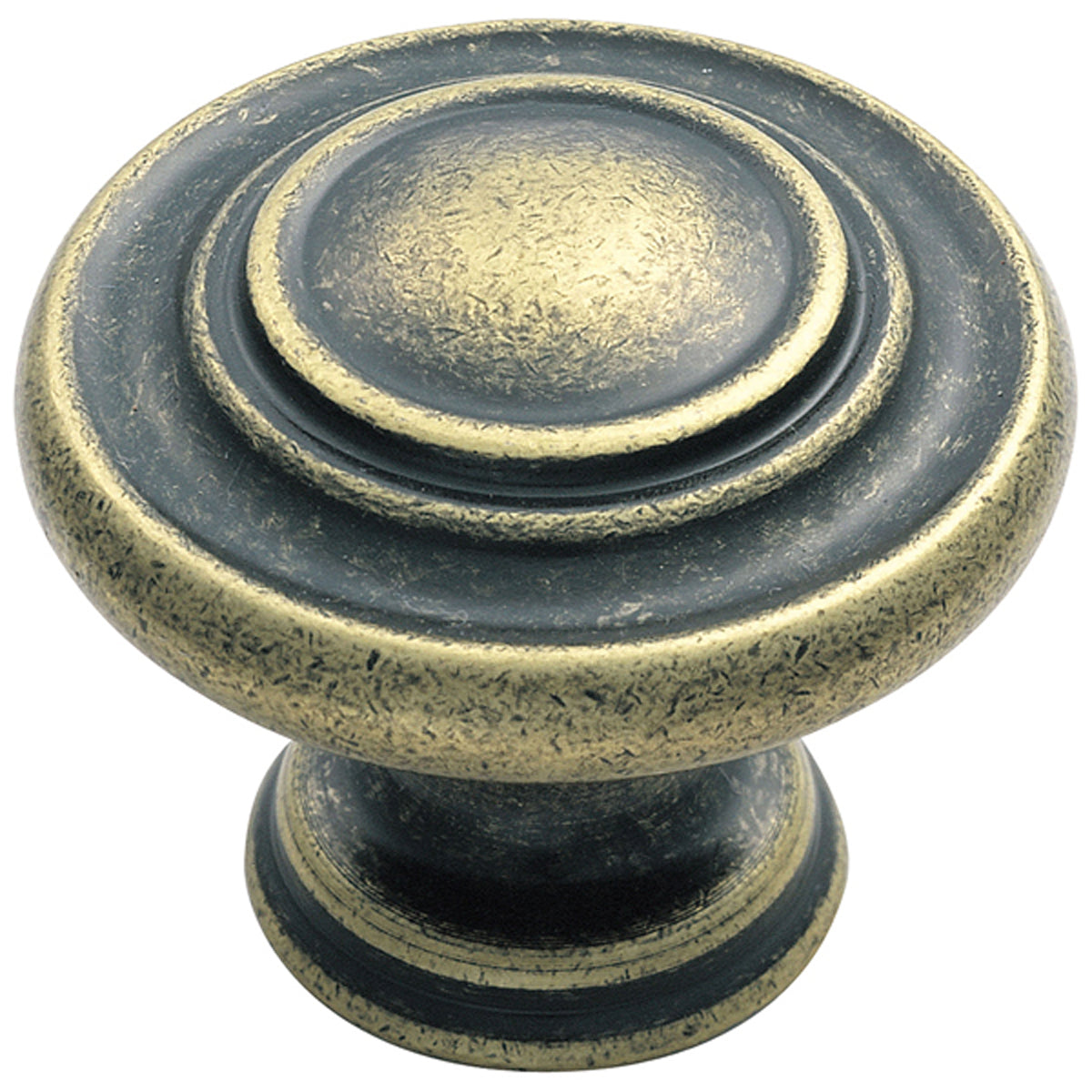 TRAD PATTERN KNOB D32x24xD19 ABR FTD515AB by CARLISLE BRASS