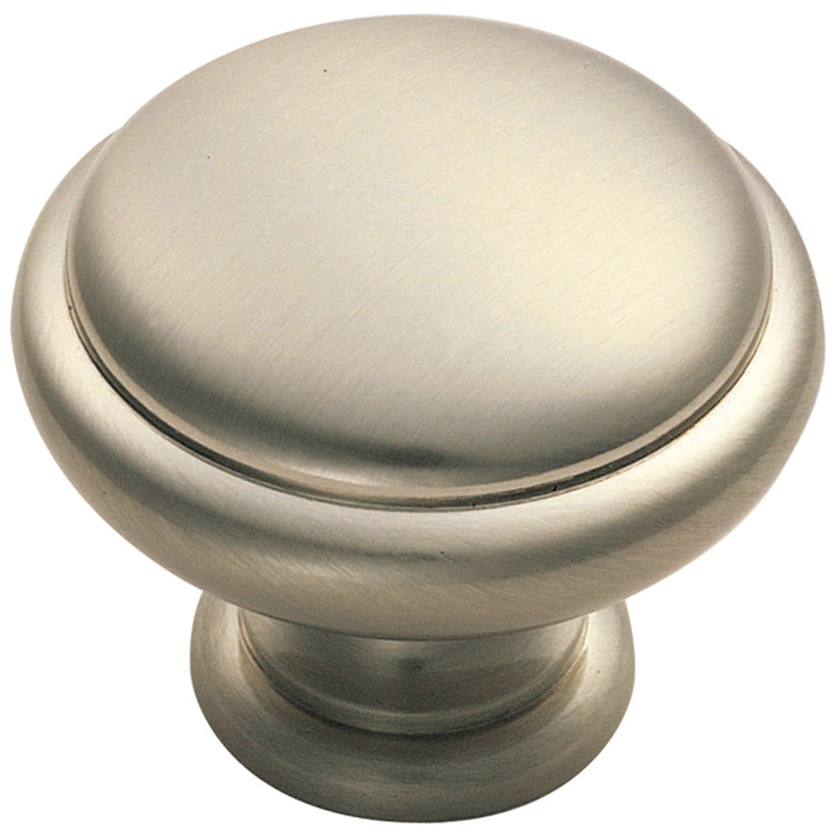 SHAKER STYLE KNOB D34x27xD19 SNP FTD525BSN by CARLISLE BRASS