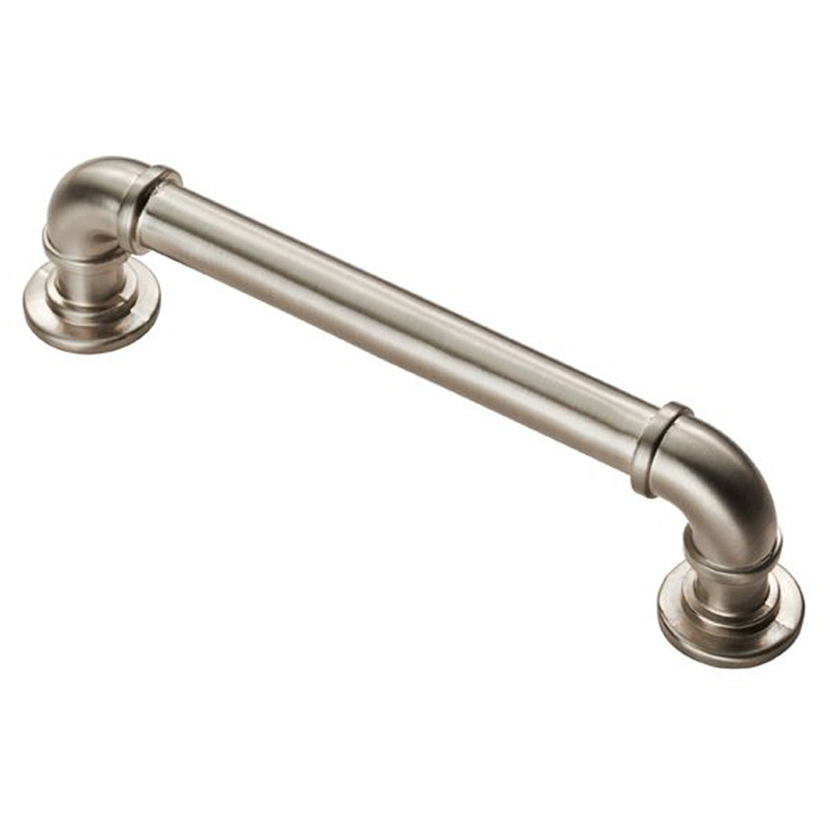 PIPE PULL HANDLE 128HC 153x38 SNP FTD402BSN by CARLISLE BRASS