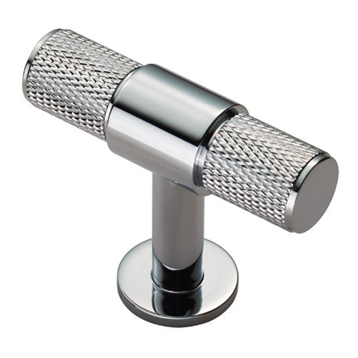 KNURLED T-BAR KNOB 50x40xD13 PCP FTD701CP by CARLISLE BRASS