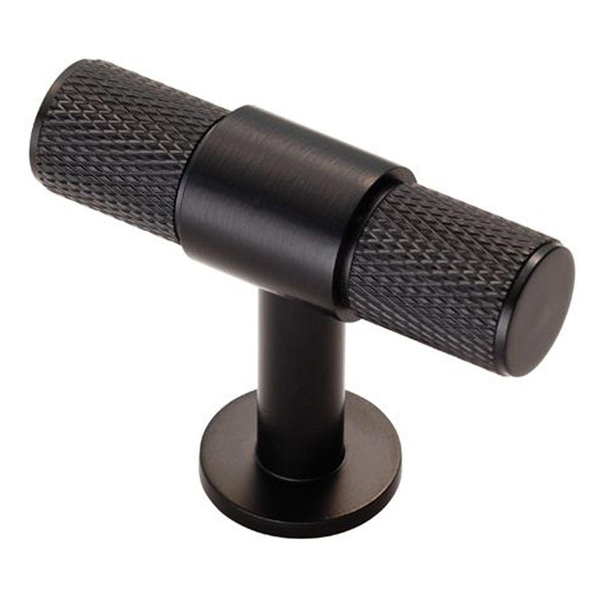 KNURLED T-BAR KNOB 50x40xD13 MBK FTD701MB by CARLISLE BRASS