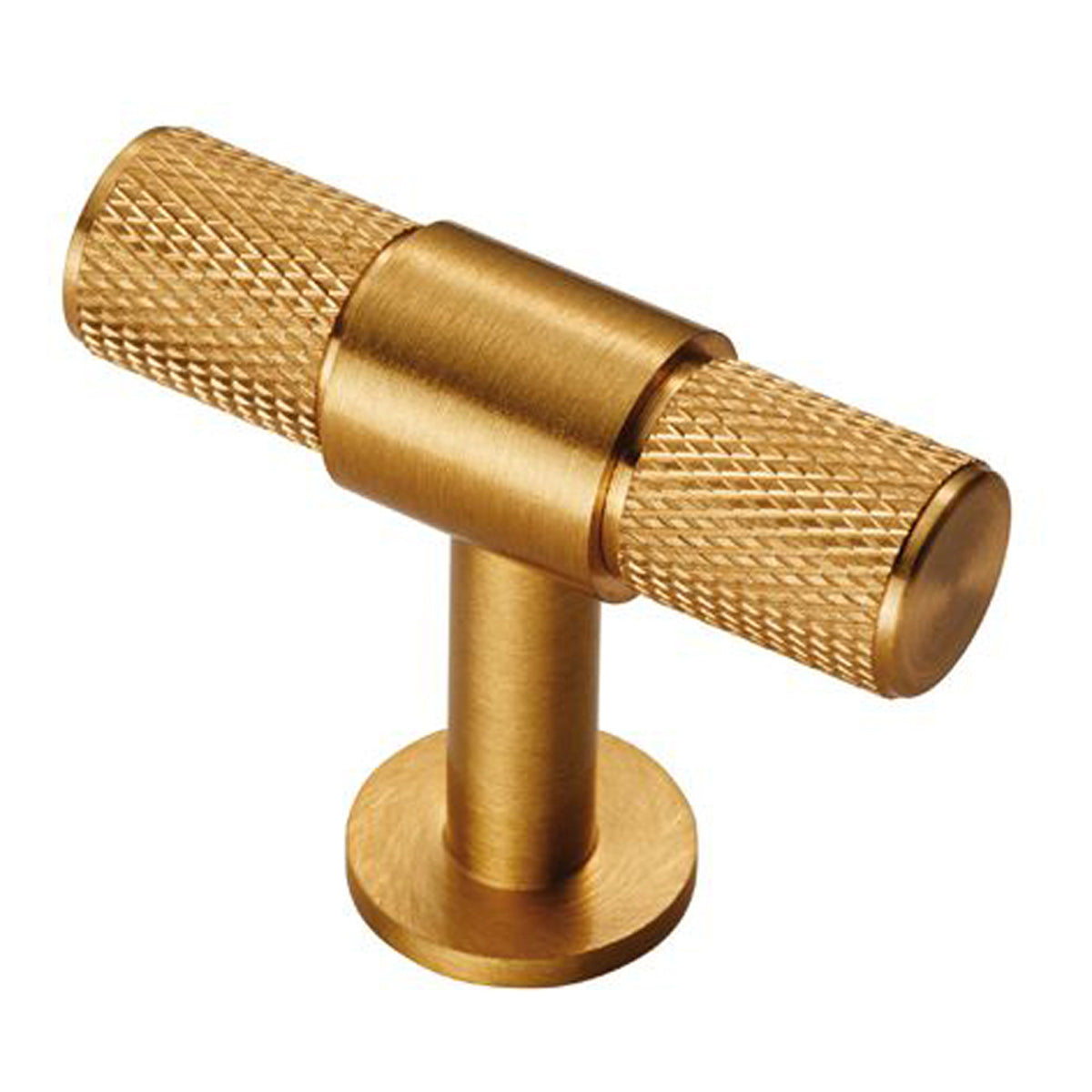 KNURLED T-BAR KNOB 50x40xD13 SBR FTD701SB by CARLISLE BRASS