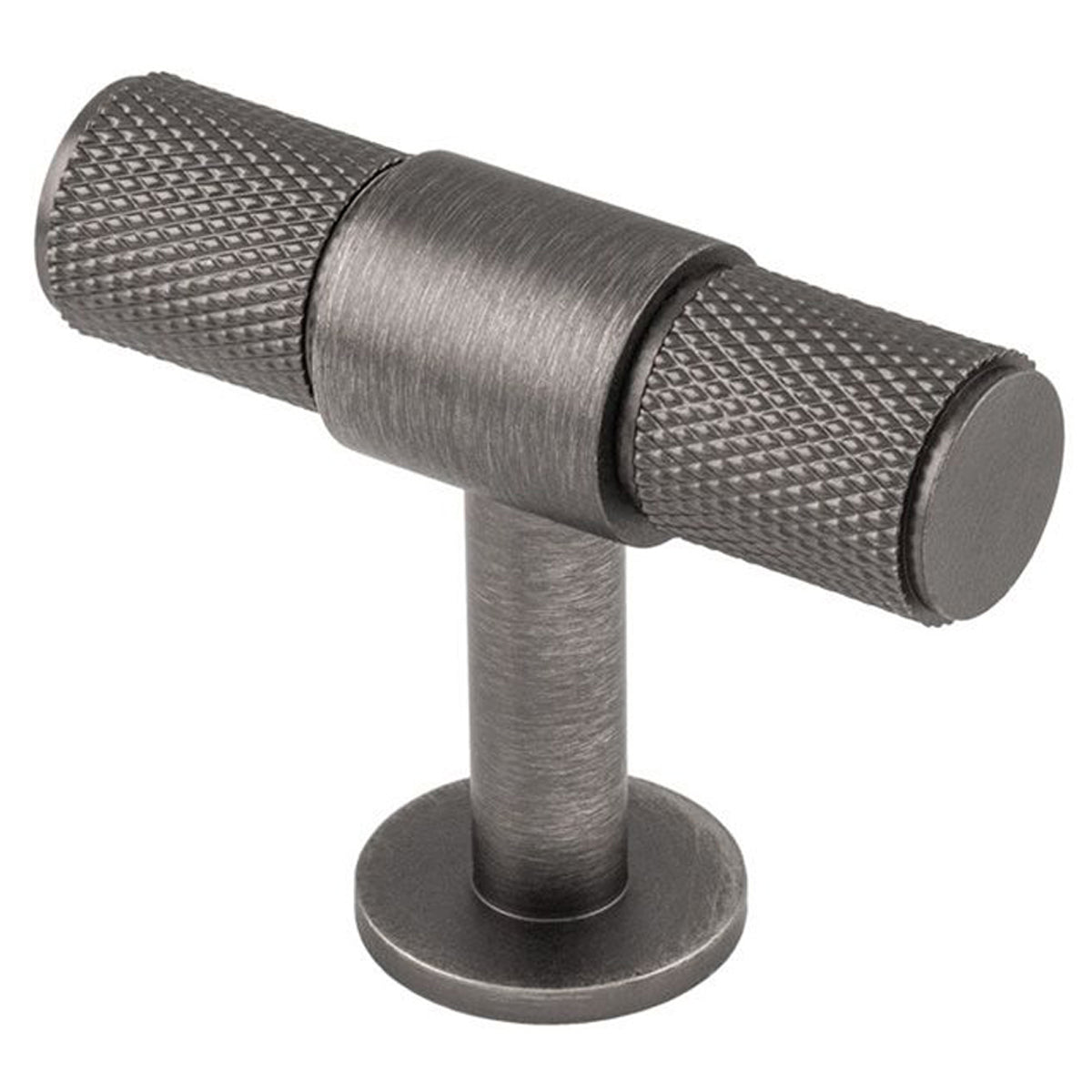 KNURLED T-BAR KNOB 50x40xD13 ATH FTD701ANT by CARLISLE BRASS