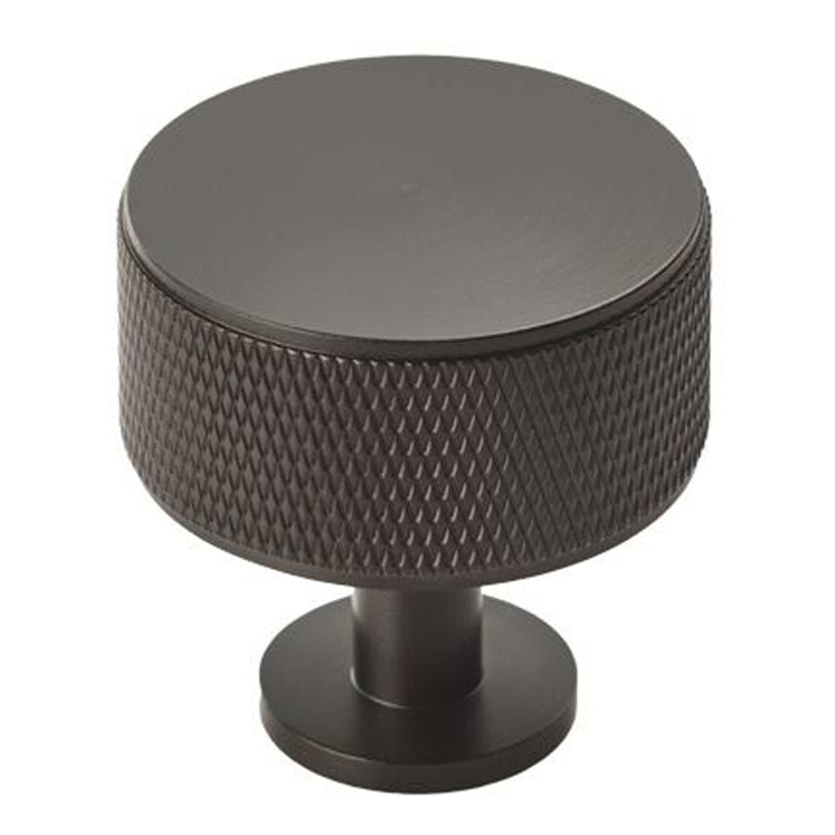 KNURLED RADIO KNOB D35x34 MBK