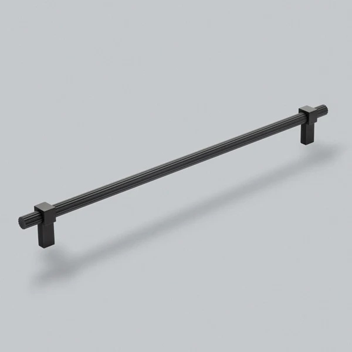 H&H HUXLEY PULL HANDLE 448HC 514x21x51 MBK - GHUXP448MBL