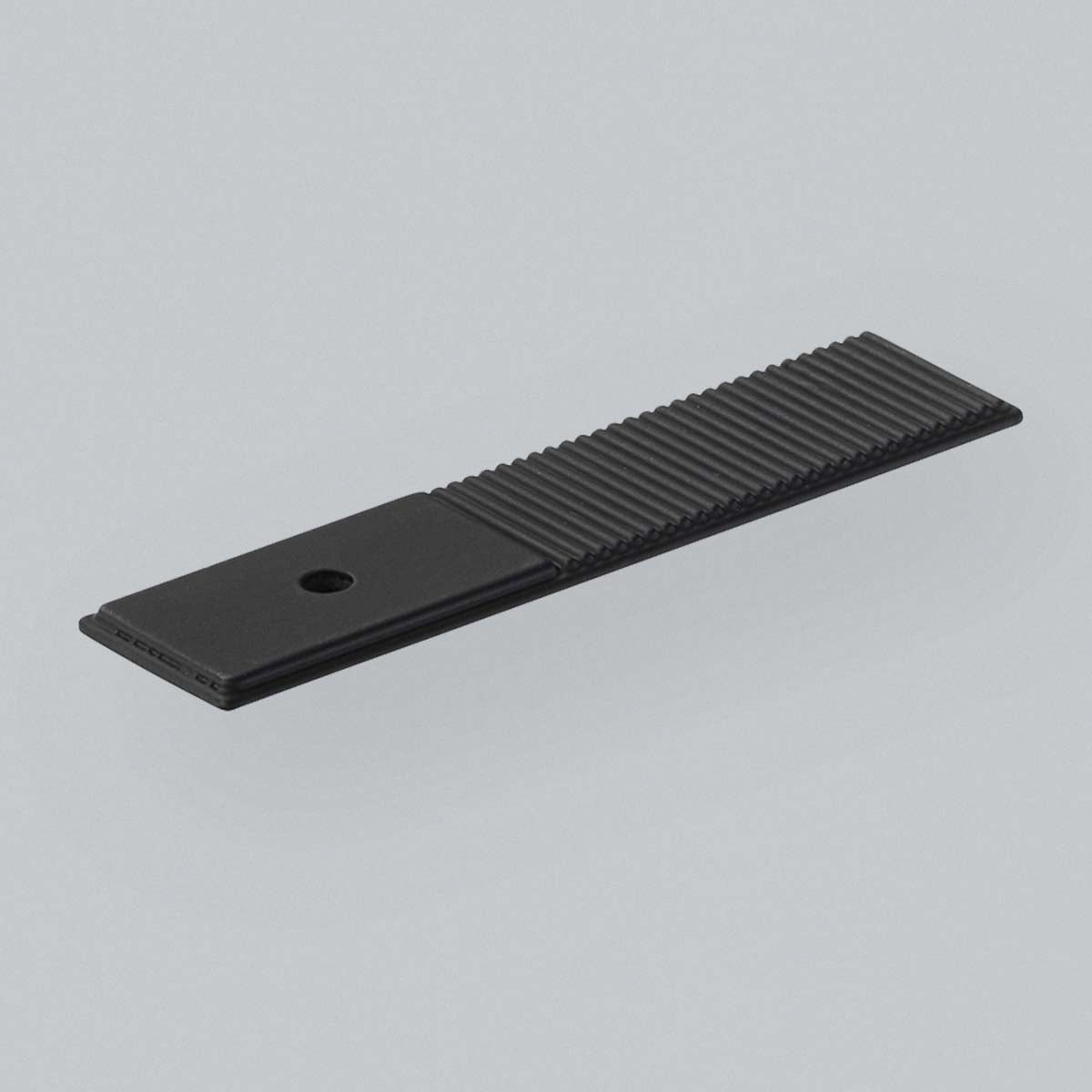 H&H BARRINGTON KNOB BACKPLATE 100x25x4 MBK - GBABP100MBL