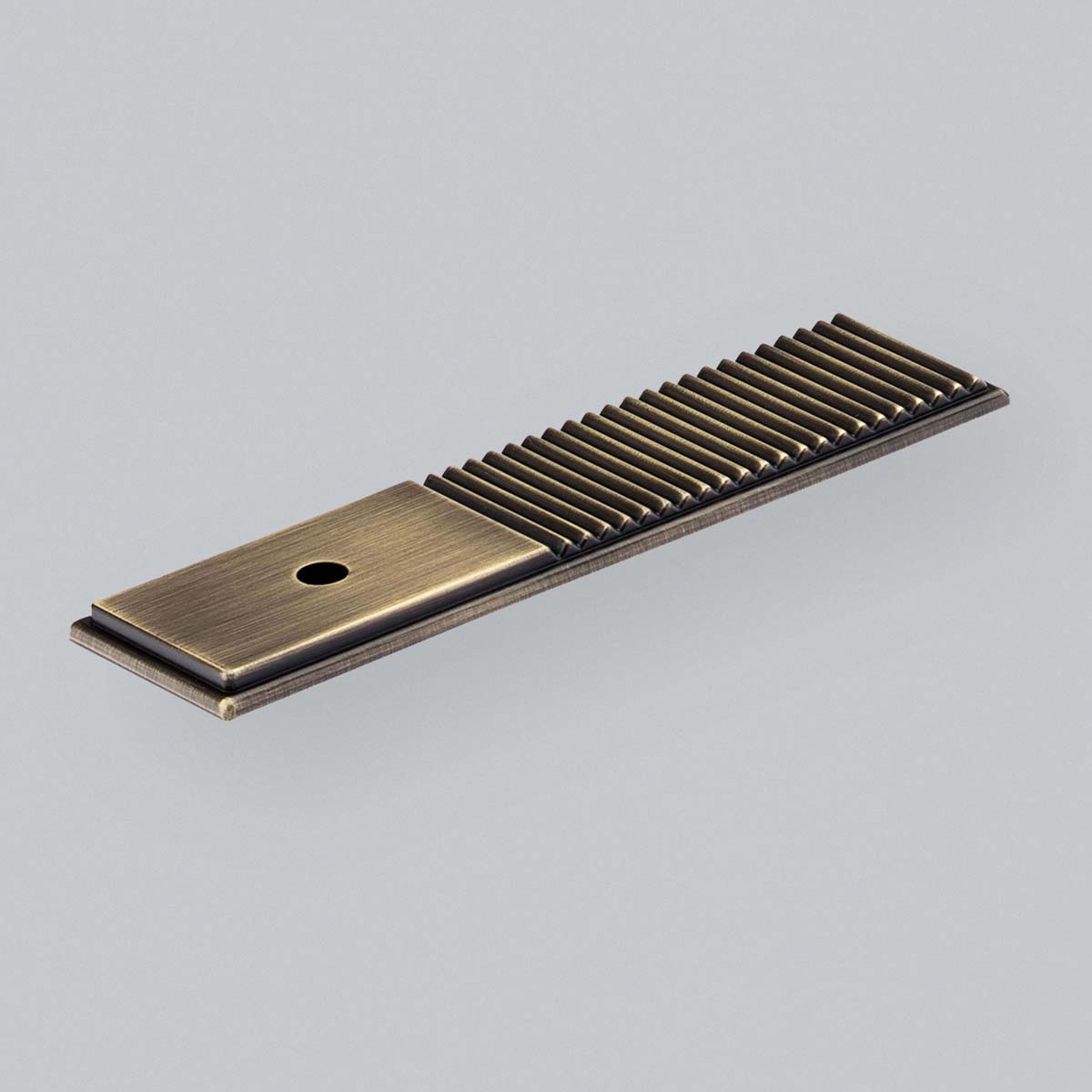 H&H BARRINGTON KNOB BACKPLATE 100x25x4 DBRB - GBABP100DBB
