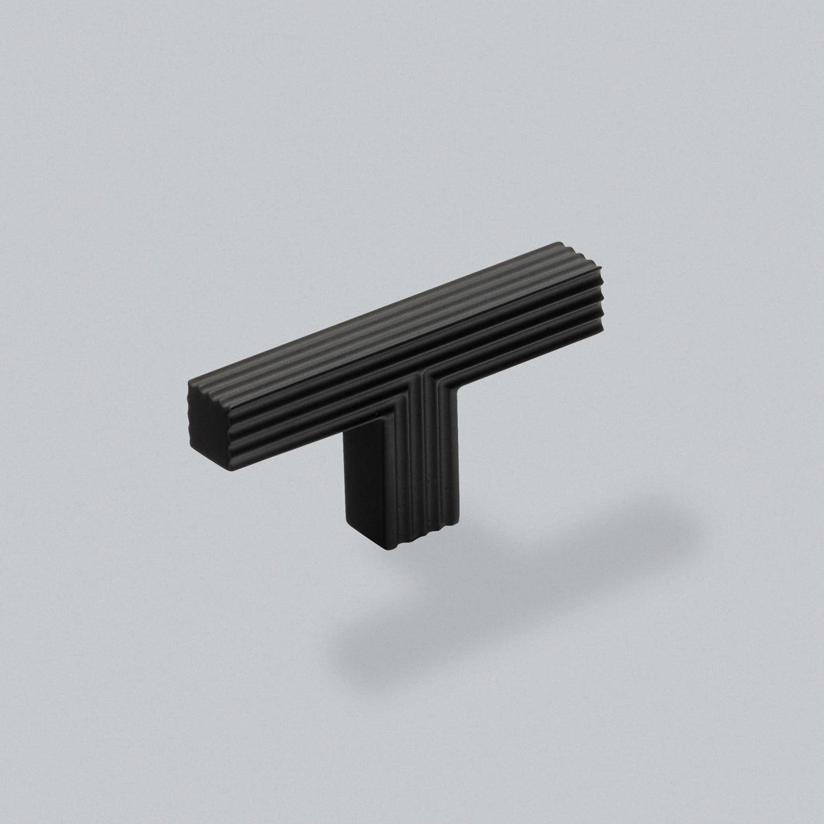 H&H BATTERSEA T-BAR KNOB 60x10x30 MBK - GBATK060MBL