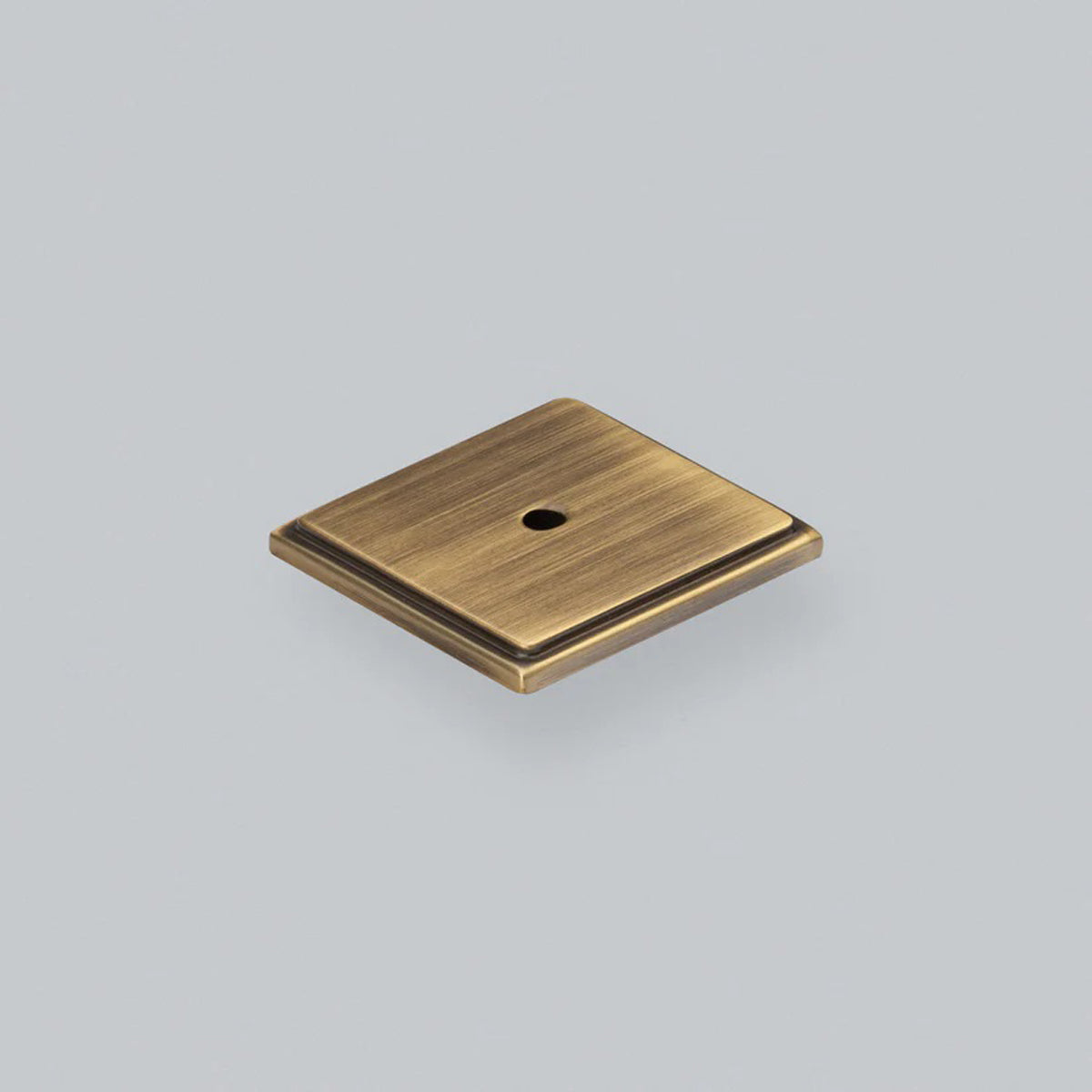 H&H CALLCOTT KNOB BACKPLATE 38x38x4 DBB - GCALBP038DBB