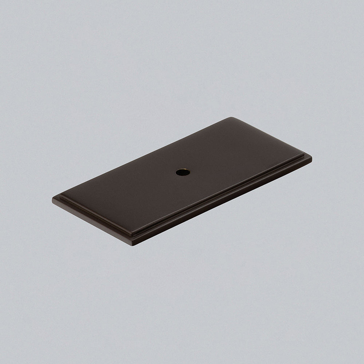 H&H CALLCOTT KNOB BACKPLATE 76x38x4 BRZ - GCALBP076BRZ by FORMED