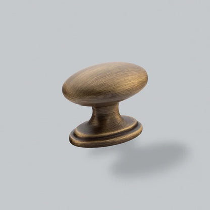 H&H GREENWICH OVAL KNOB 38x32x29 DBB - GGRK038DBB