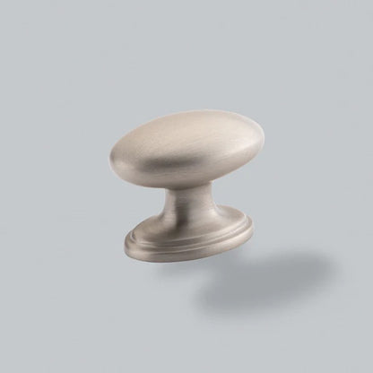H&H GREENWICH OVAL KNOB 38x32x29 BNP - GGRK038BN